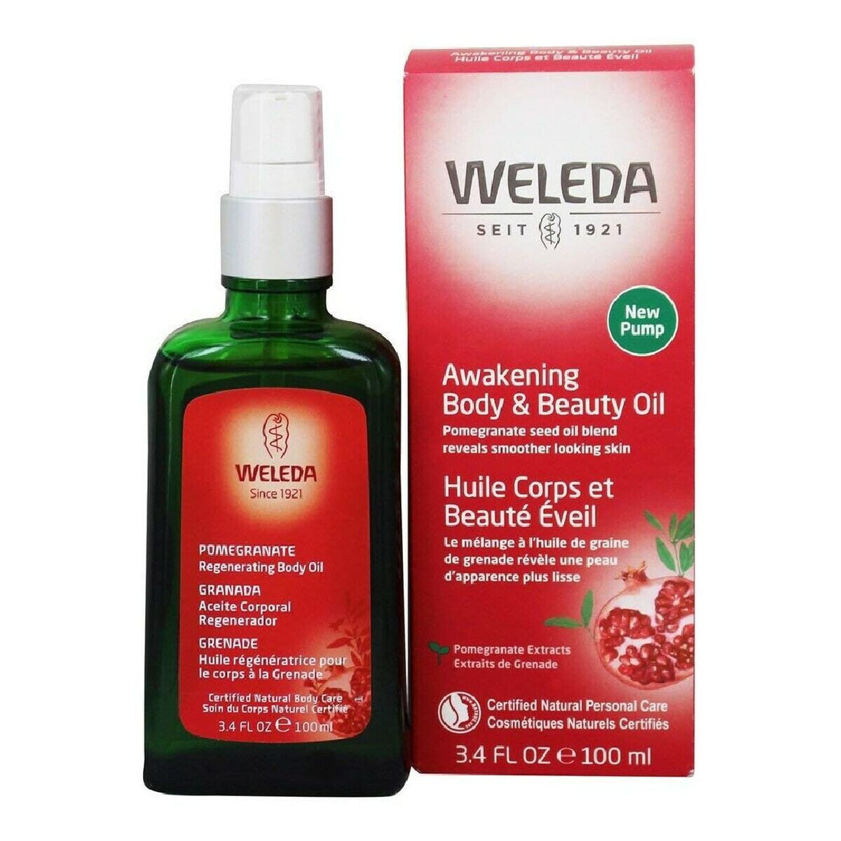 Укрепляющее концентрированное масло для тела Weleda Гранат (100 ml)