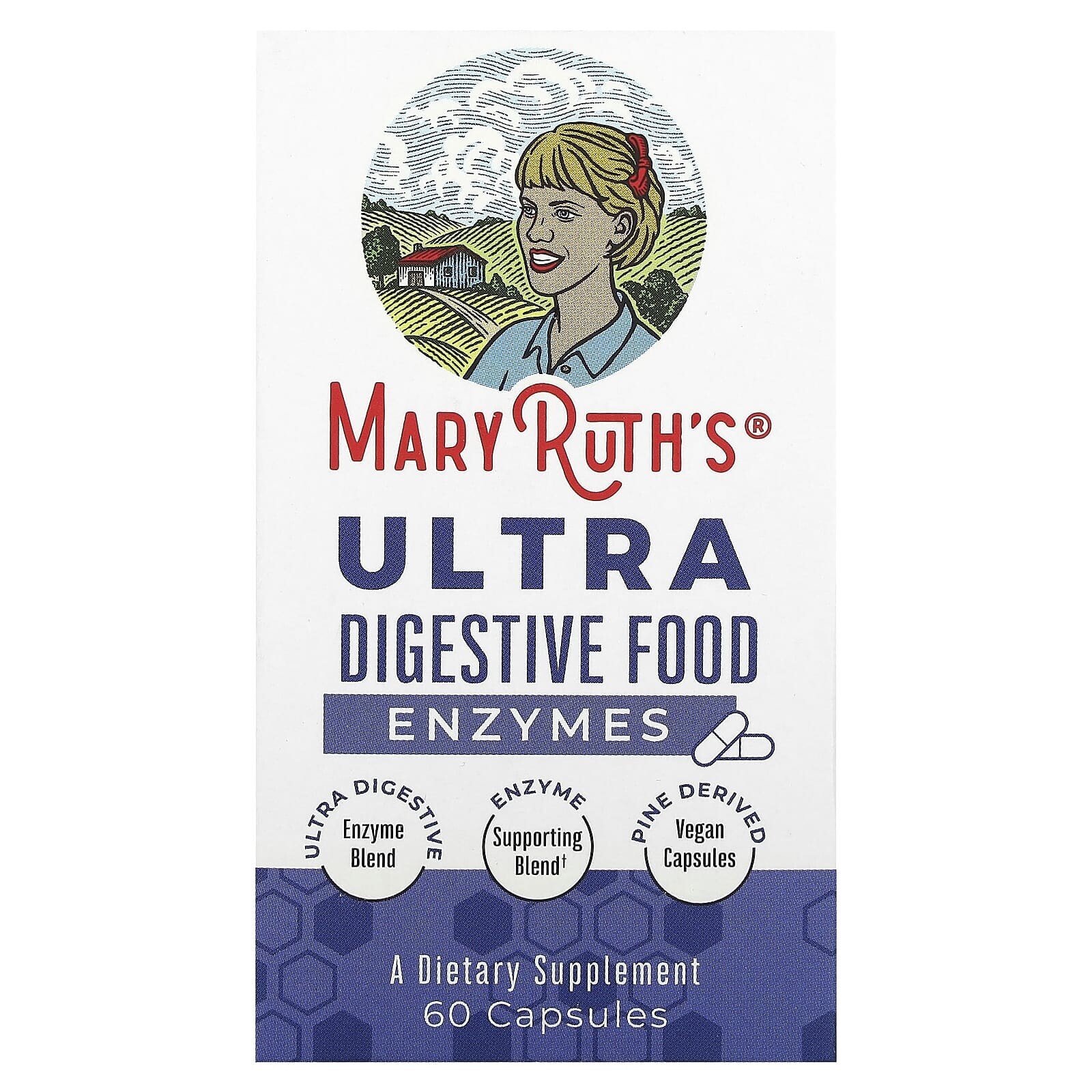 Ultra Digestive Food Enzymes, 60 Capsules