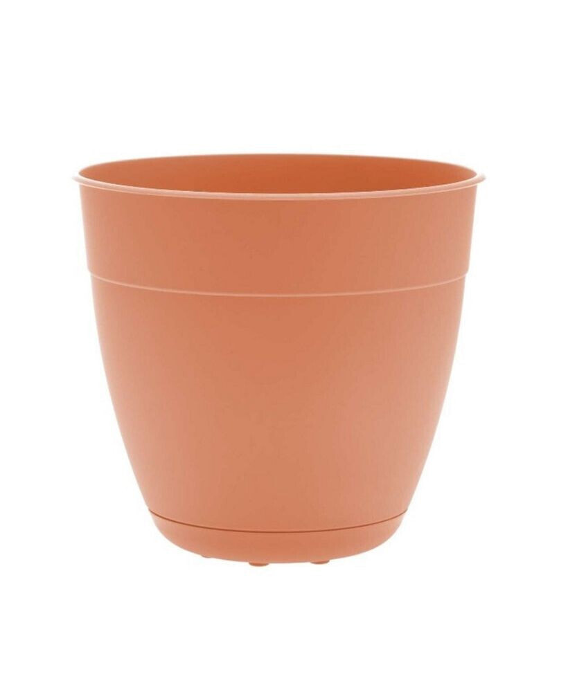 Bloem ocean Series Dayton Recycled Ocean Plastic Planter, Coral Sand 6 inches