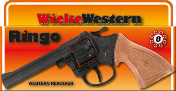 Игрушечный пистолет Sohni-Wicke. 8-зарядные пистоны приобретаются отдельно. Длина 19,8 см. От 8 лет и старше. Черный, коричневый.