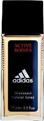 Adidas Active Bodies Deodorant Natural Spray Мужской парфюмированный дезодорант спрей 75 мл
