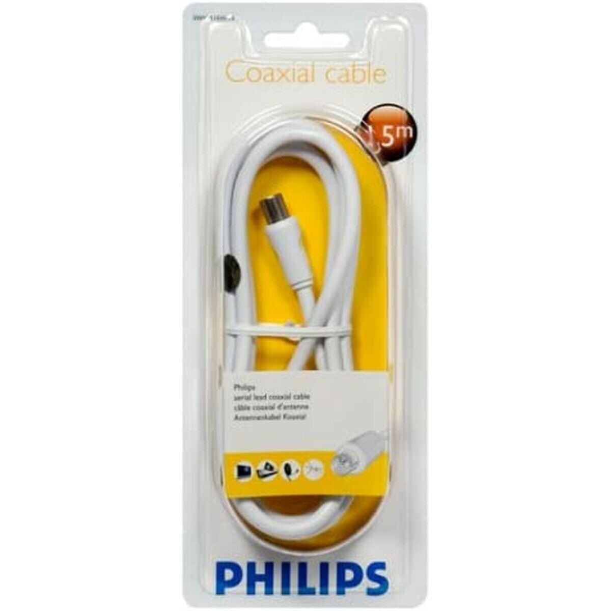 Philips SWV2516W/10 коаксиальный кабель 1,5 m Белый