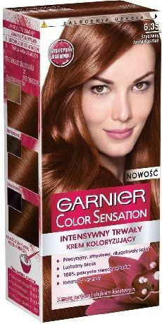 Garnier Color Sensation Permanent Hair Color 6.35  Насыщенная перманентная крем-краска для волос, оттенок светло-каштановый