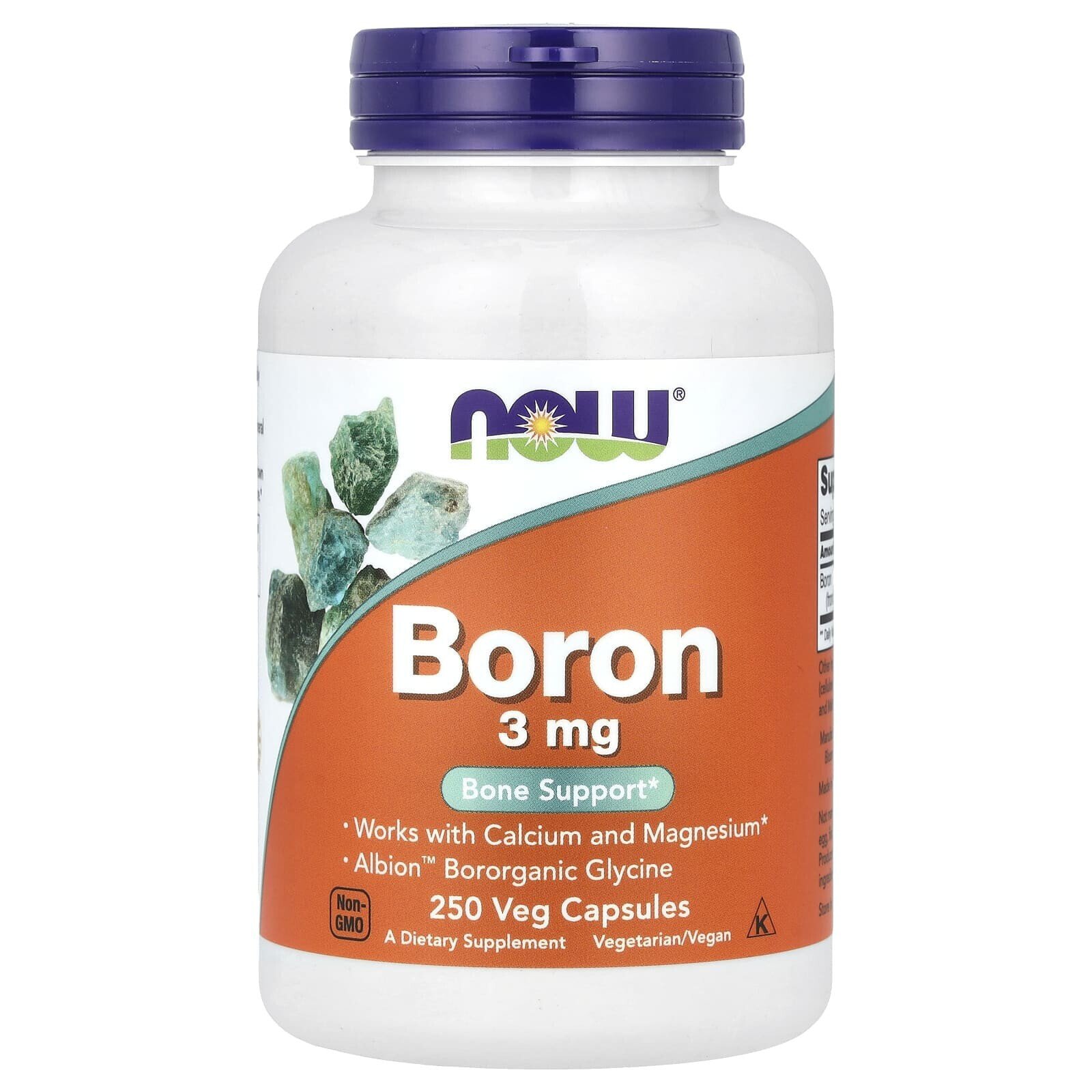 Boron, 3 mg, 100 Veg Capsules