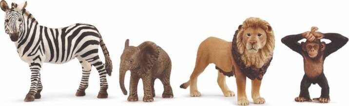 Figurka Schleich Zestaw 4 figurek Wild Life Zwierzęta Afryki