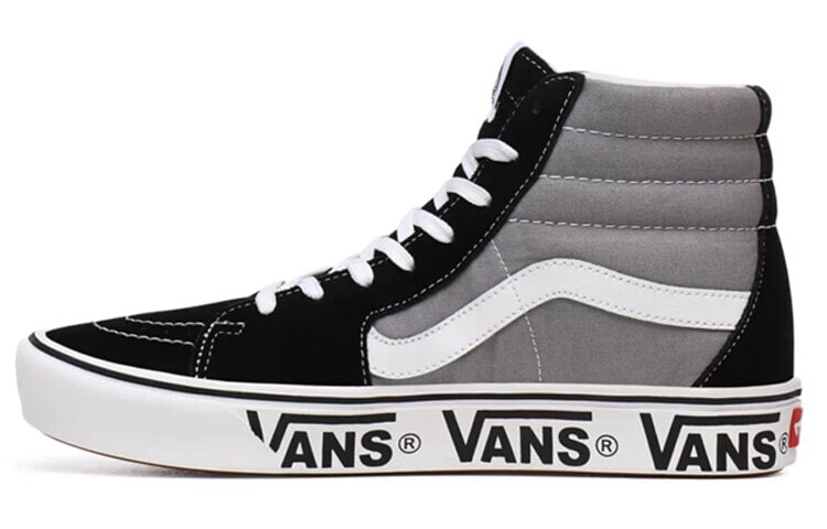 Vans SK8 HI Tape Mix Comfycush 高帮 板鞋 男女同款 黑 / Кроссовки Vans SK8 HI VN0A3WMBWI6