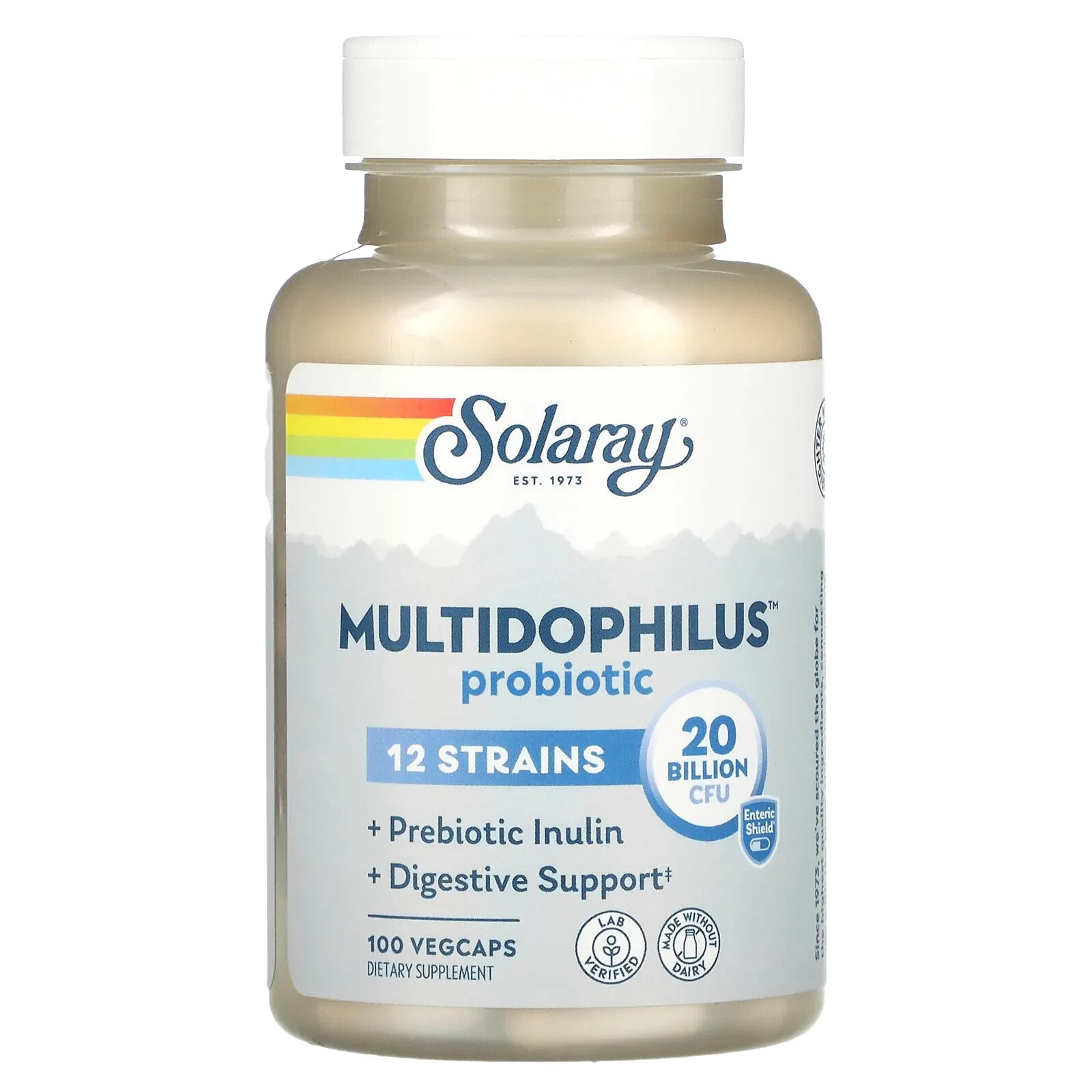 Solaray, Multidophilus Probiotic, 20 Billion CFU, 50 VegCaps