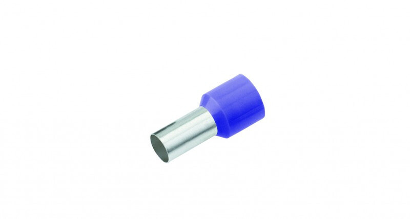 Cimco 180988 - Pin terminal - Copper - Straight - Blue - Tin-plated copper - Polypropylene (PP)