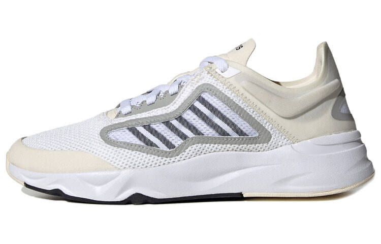 adidas neo Futureflow Cc 减震耐磨防滑 低帮 运动休闲鞋 男款 米白黑 / Кроссовки Adidas Neo Futureflow FW7188