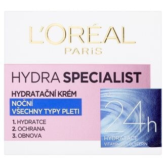 L'Oreal Paris Hydra Specialist Ночной увлажняющий крем для всех типов кожи 50 мл