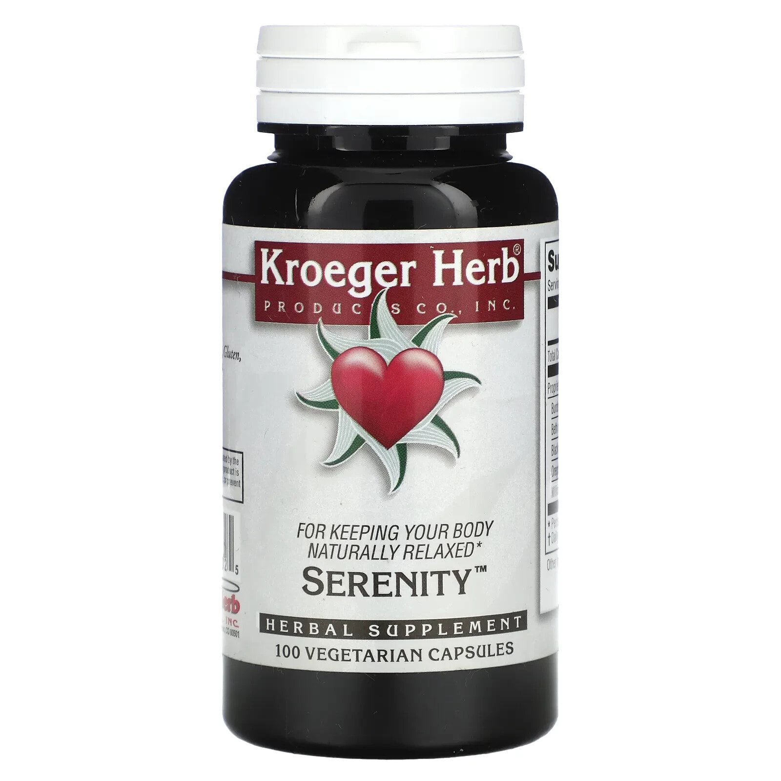 Serenity, 100 Vegetarian Capsules