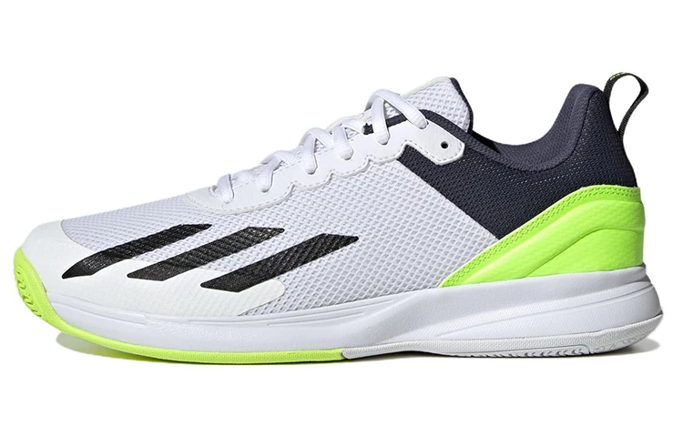 Courtflash Speed Adidas 'White Black Lucid Lemon'