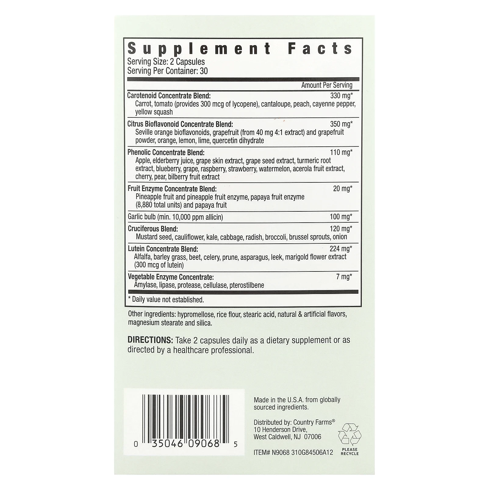 Super Fruits & Veggies, 60 Capsules