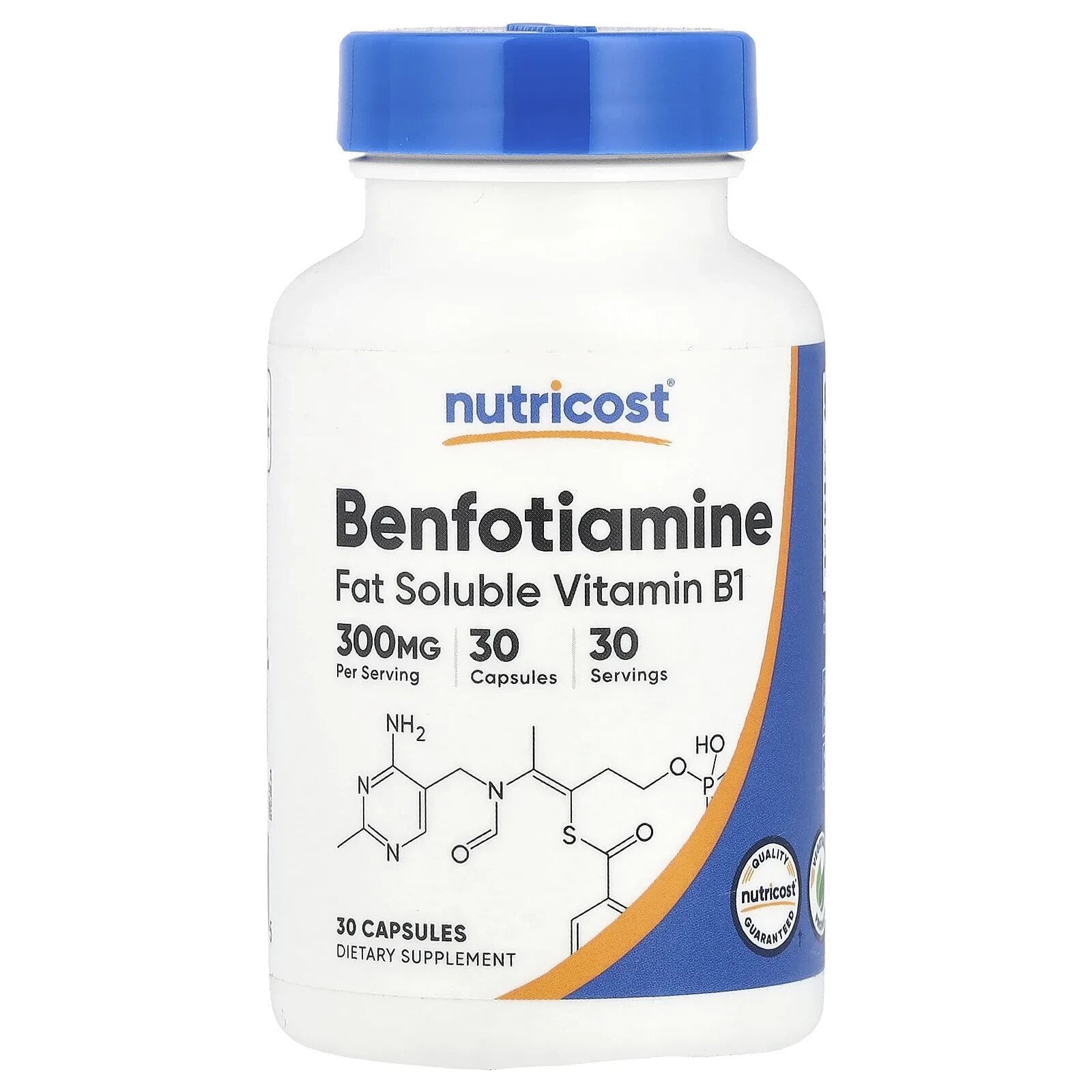 Benfotiamine, 300 mg, 30 Capsules