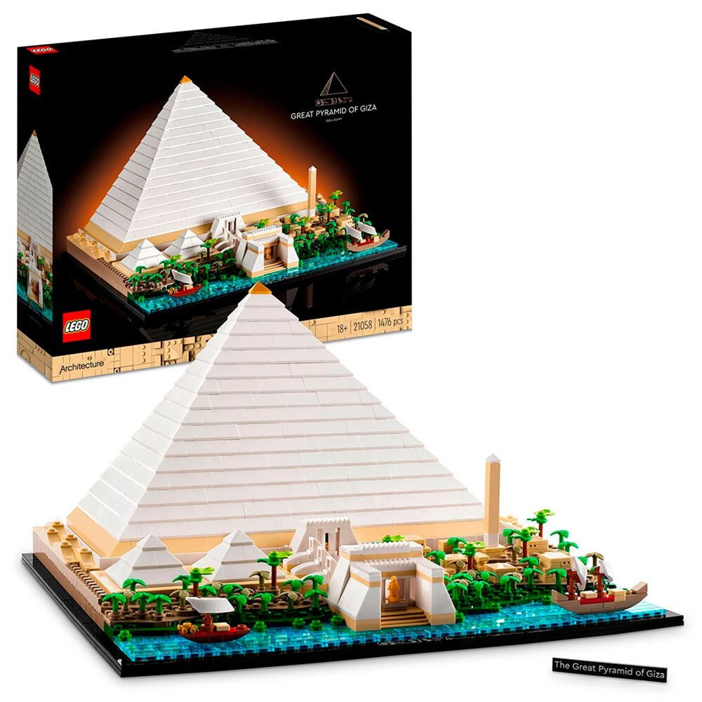 Конструктор LEGO LEGO 21058 Architecture Die Groe Pyramide von Gizeh, kreatives Hobbymodell zum Bauen, Weltmonument und Dekoration