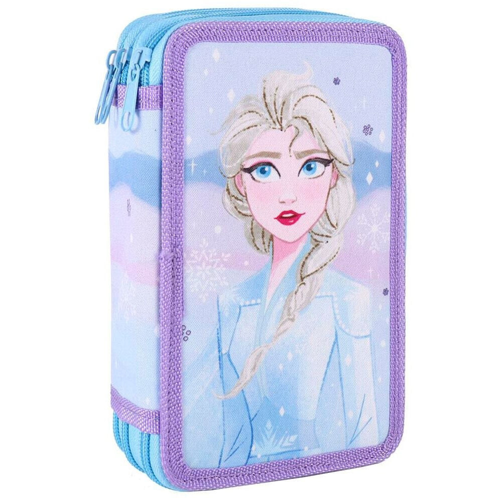 CERDA GROUP Frozen 2 Triple Pocket Pencil Case Disney