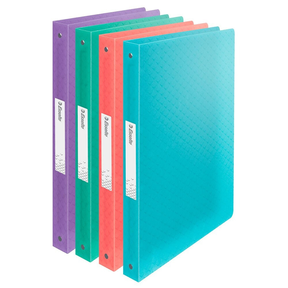 ESSELTE Colour´Breeze PP 4 Rings 25 mm A4 Assorted Folder