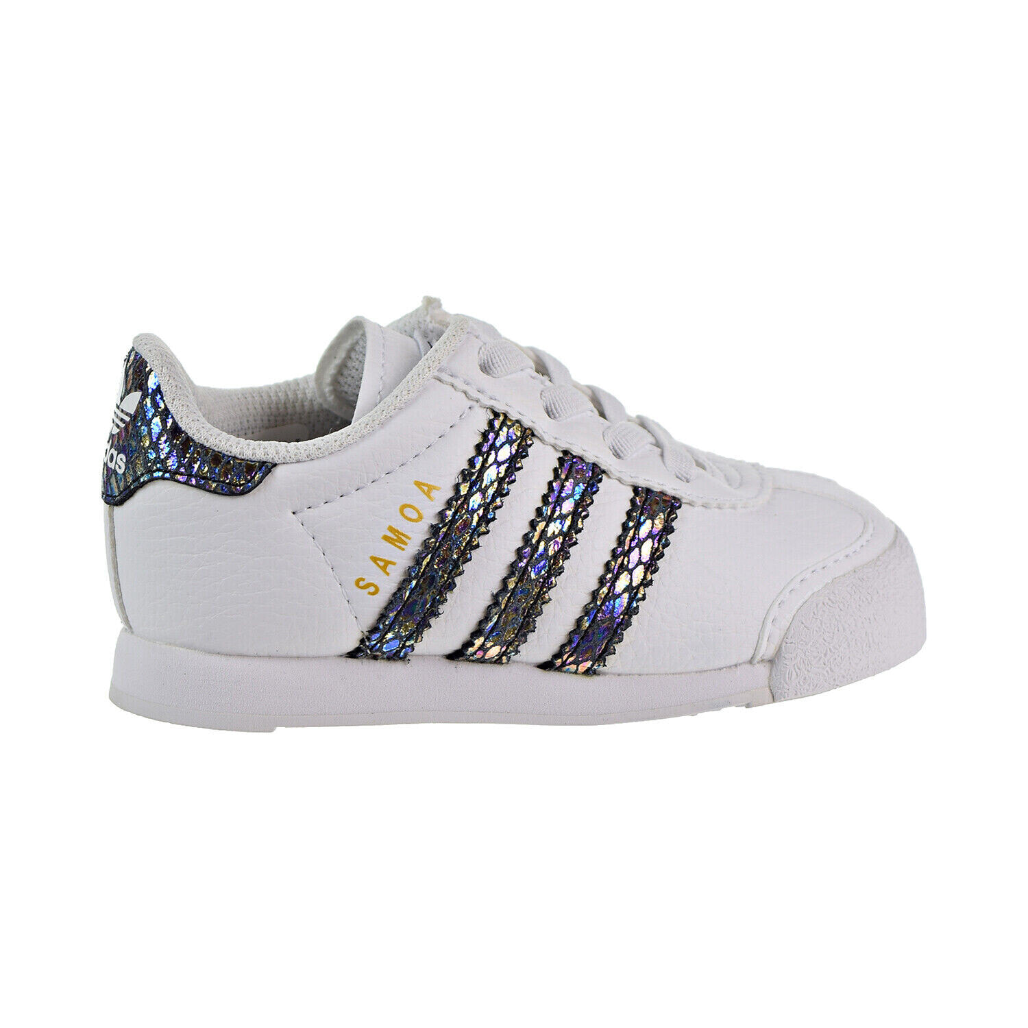 Adidas Samoa Snake Toddlers Shoes Footwear White- Core Black bw1301