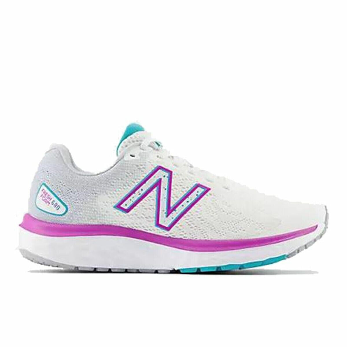Running Shoes for Adults New Balance Fresh Foam 680v7 Lady White