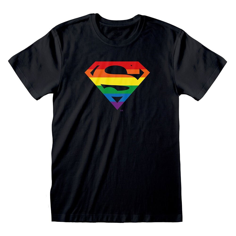 HEROES Official Dc Superman Logo Pride Short Sleeve T-Shirt