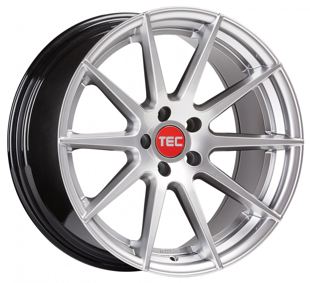 Колесный диск литой TEC Speedwheels GT7 hyper-silver 8.5x19 ET40 - LK5/114.3 ML72.5