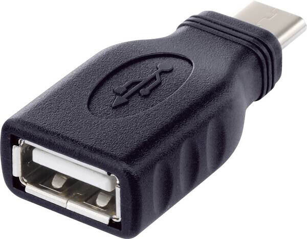 Renkforce RF-4279524 - USB Type-C - USB Type-A - Black