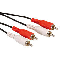 ROLINE Cinch Extension Cable, 2x RCA M-M 10 m аудио кабель 11.09.4338