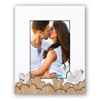 Zep Romina - Wood - Natural - White - Single picture frame - Table - Wall - 13 x 18 cm - Rectangular