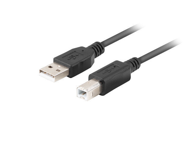 CA-USBA-15CU-0010-BK - 1 m - USB A - USB B - USB 2.0 - 480 Mbit/s - Black
