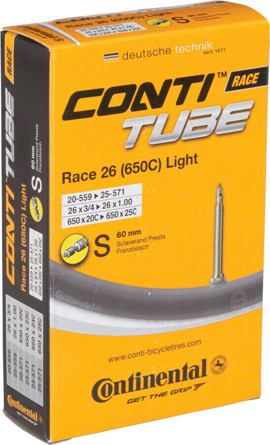 Continental Light 650 x 18-25mm 60mm Presta Valve Tube