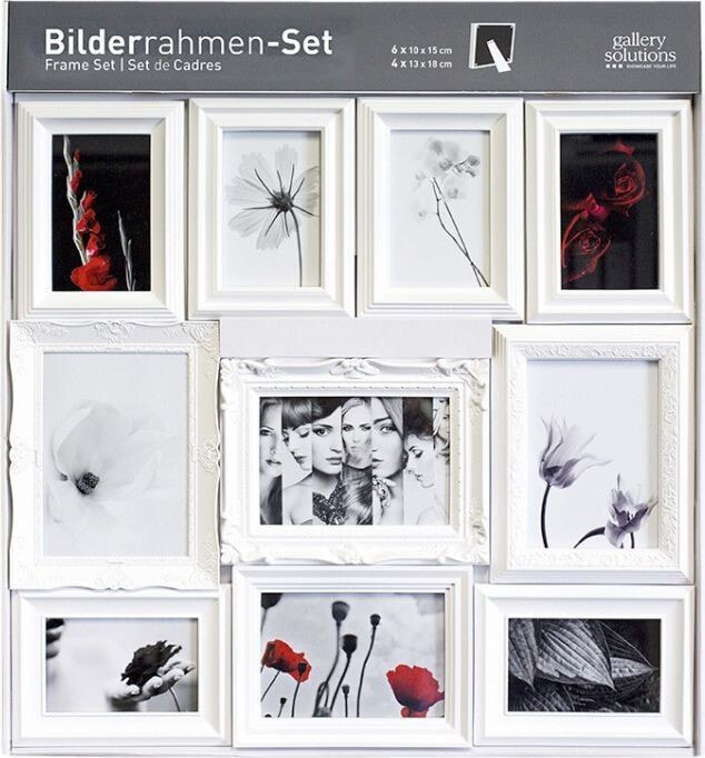 Nielsen Design Bezel Set of 10 Frames, White (8999324)