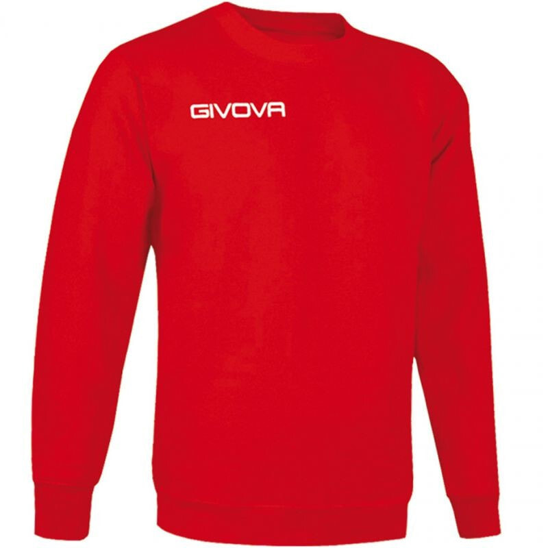 Мужской свитшот спортивный красный с логотипом Givova Sweater One M MA019 0012