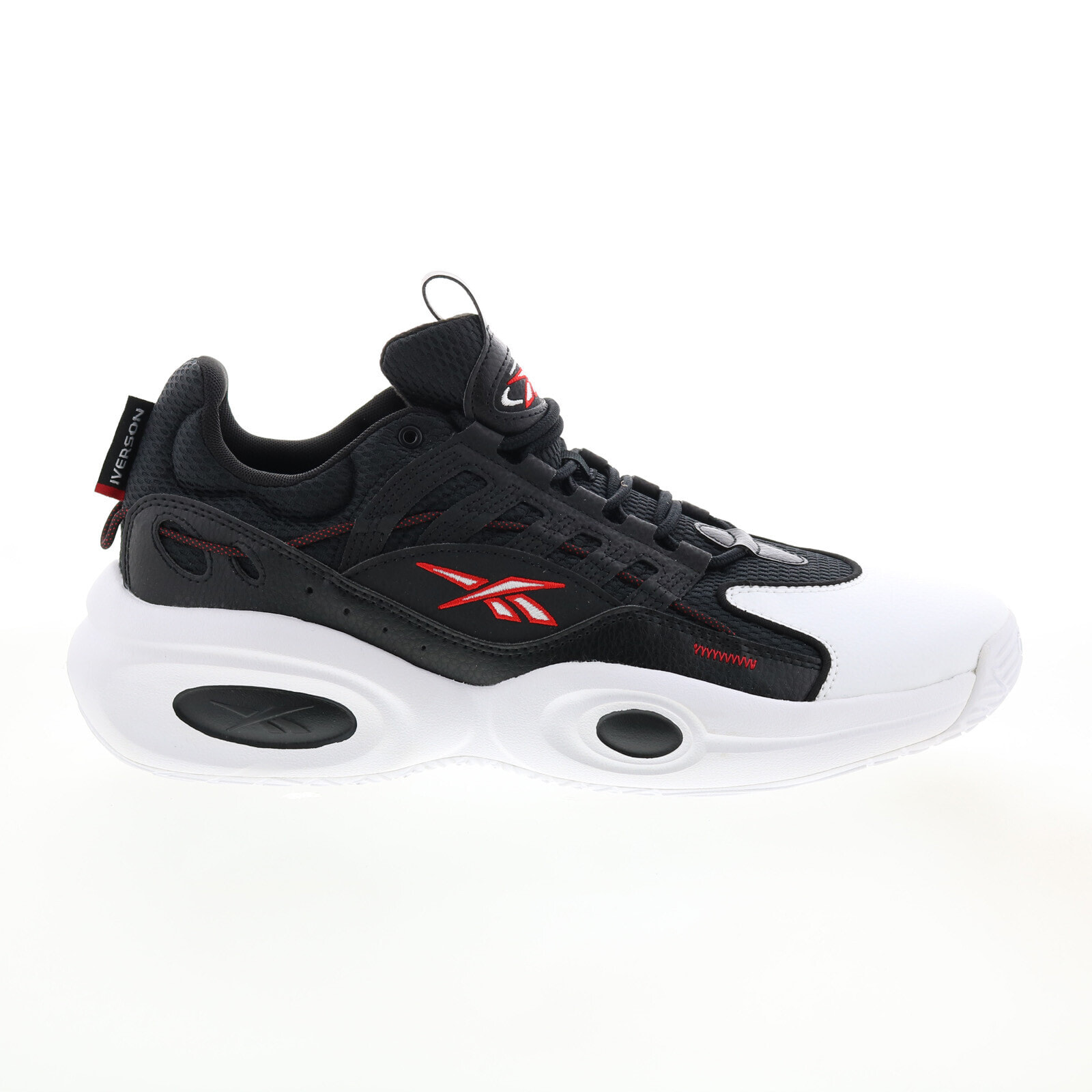 Reebok Solution Mid GY0931 Mens Black Synthetic Athletic Basketball Shoes