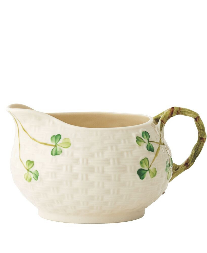 Belleek Pottery shamrock Cream Jug