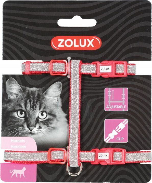 Zolux Adjustable nylon harness SHINY red