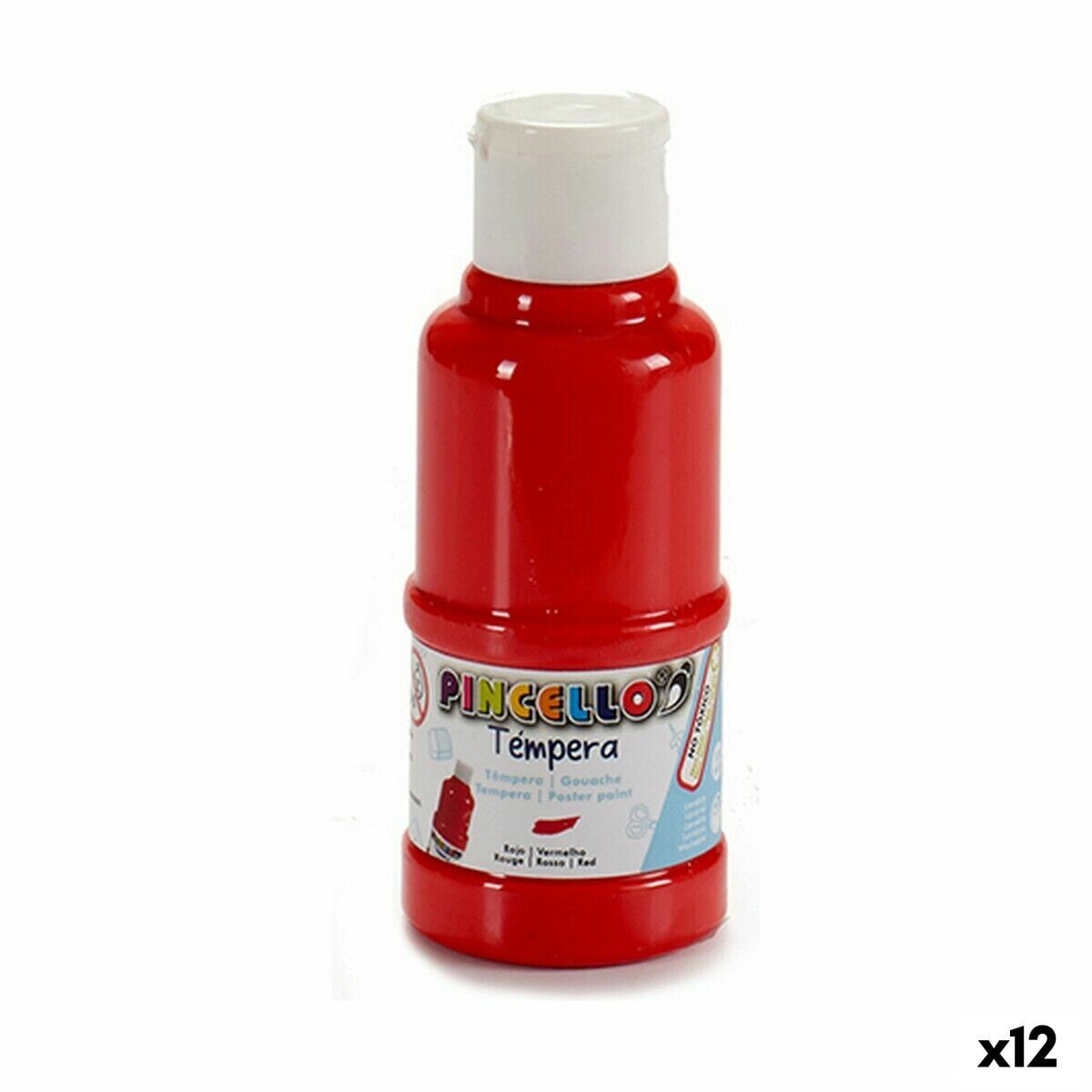 Краски Красный (120 ml) (12 штук)