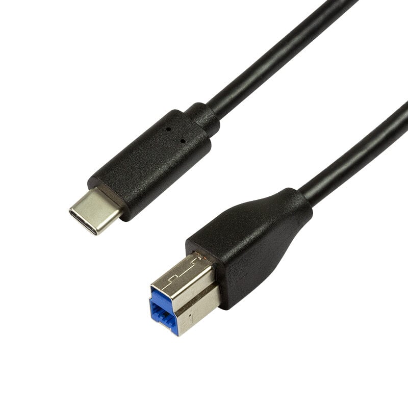 LogiLink CU0162 USB кабель 1 m 3.2 Gen 1 (3.1 Gen 1) USB C USB B Черный