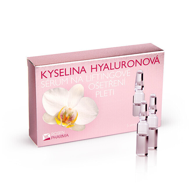 Hyaluronic acid - serum for skin lifting treatment 5 ampoules