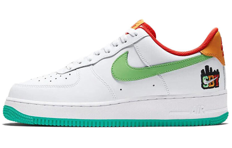 Nike Air Force 1 Low 低帮 板鞋 男女同款 白绿 涩谷限定 / Кроссовки Nike Air Force 1 Low CQ7506-146