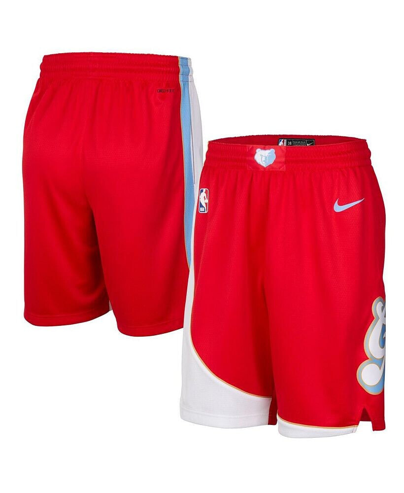 Nike men's Red Memphis Grizzlies 2024/25 City Edition Swingman Shorts