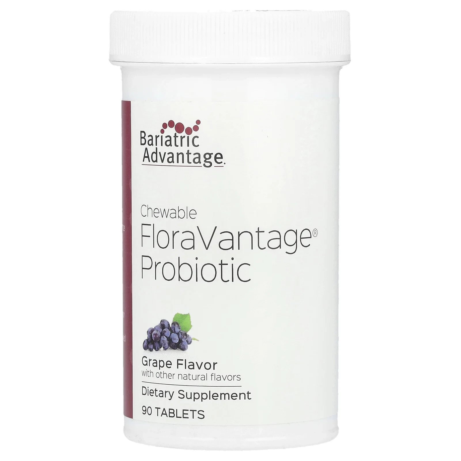 Chewable FloraVantage Probiotic, Grape, 90 Tablets