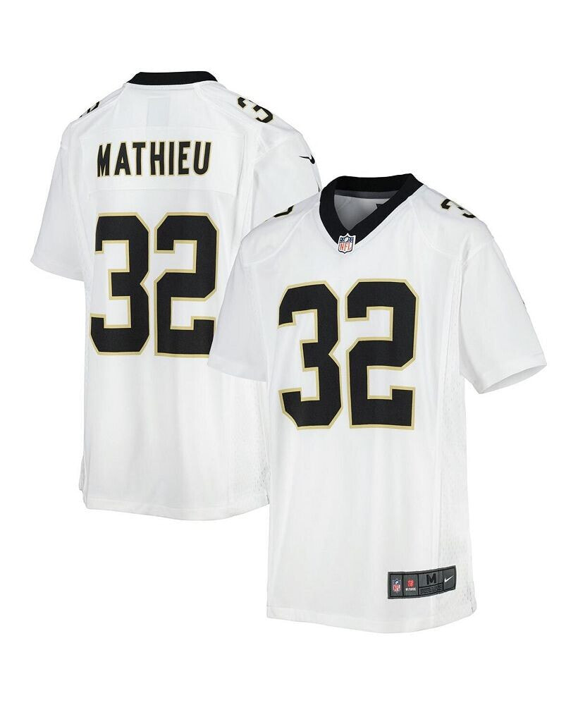 Youth Boys and Girls Tyrann Mathieu White New Orleans Saints Team Game Jersey