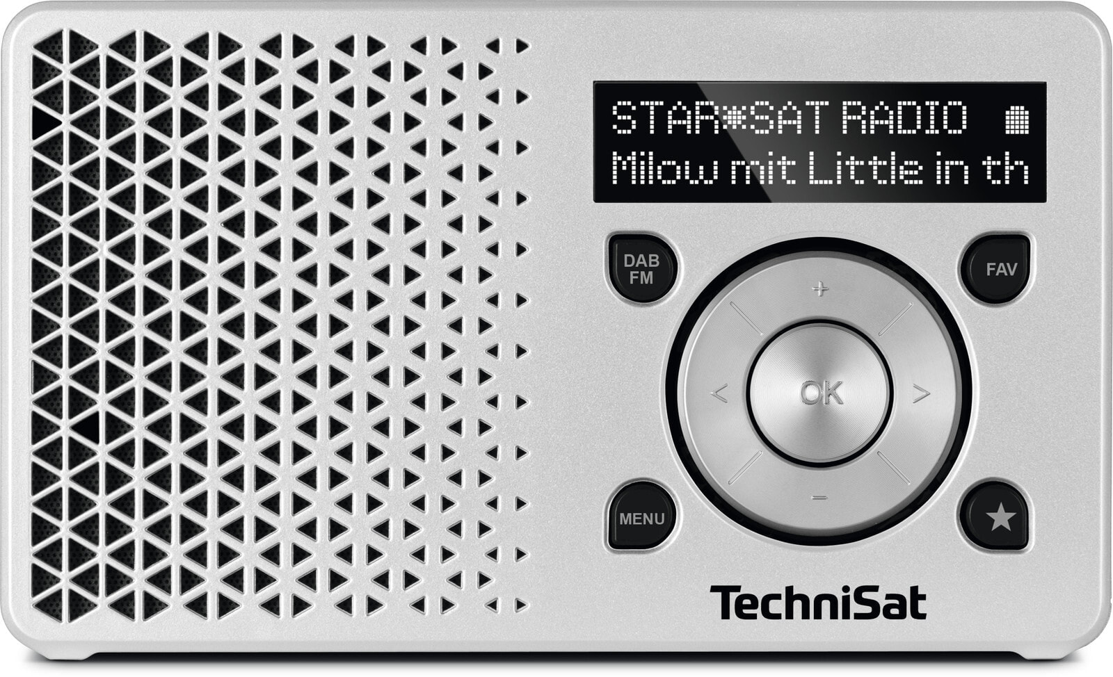 TechniSat DigitRadio 1 Портативный Цифровой Серебристый 0002/4997