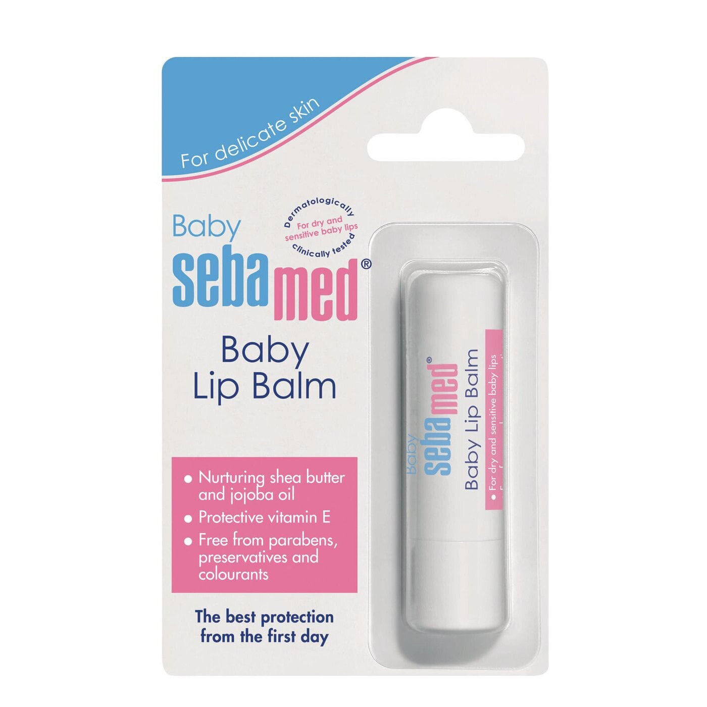 SEBAMED Baby Lip Balm Детский бальзам для губ 4,8 г
