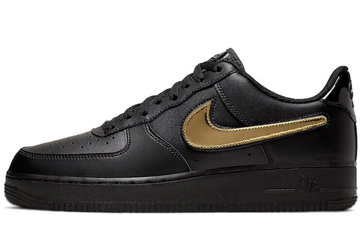 Nike Air Force 1 Low 空军一号 低帮 板鞋 男女同款 黑金 / Кроссовки Nike Air Force CT2252-001