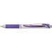 Energel BL77 - Retractable gel pen - Lilac - Lilac - Silver - Round - 0.7 mm - Water-based ink