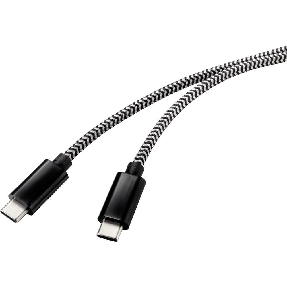 USB 2.0 Anschlusskabel[1x 2.0 Stecker C - 1x 2.0 C] 0.50 m Schwarz - Digital