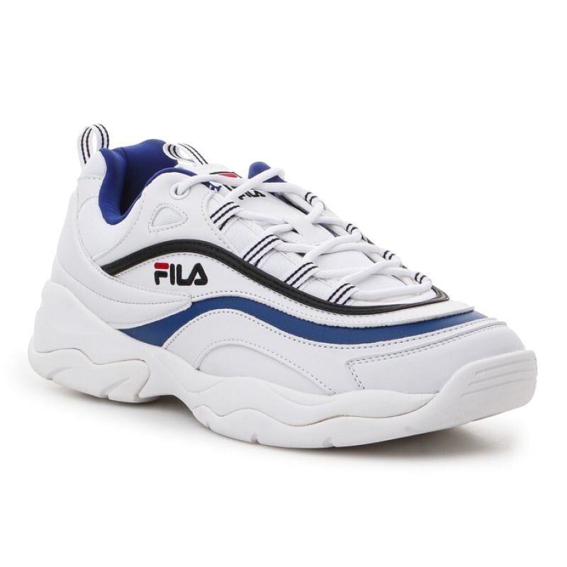 Мужские светлые кроссовки Fila Ray Low M 1010561-01U shoes