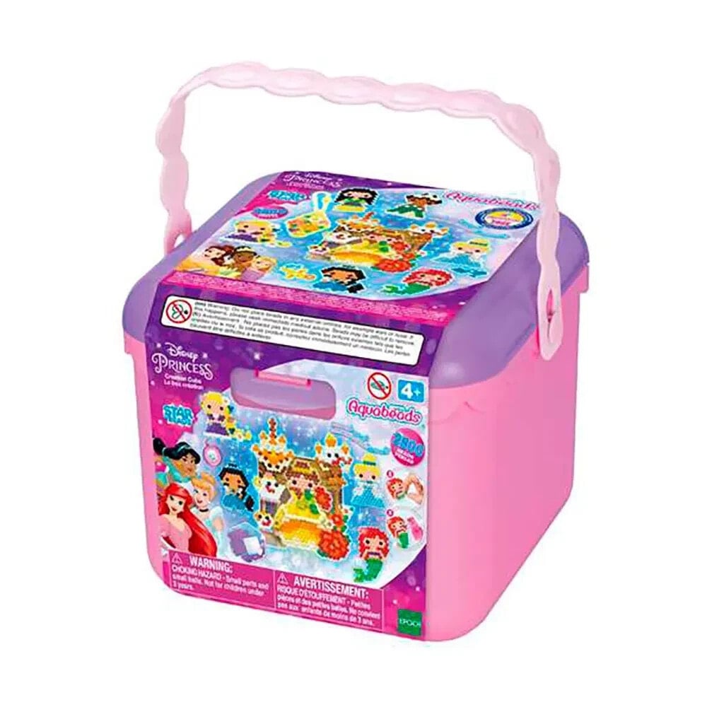 EPOCH Aquabeads Creativity Cube Disney Princesses With More Than 2.500 Beads 16.50x16x14 cm