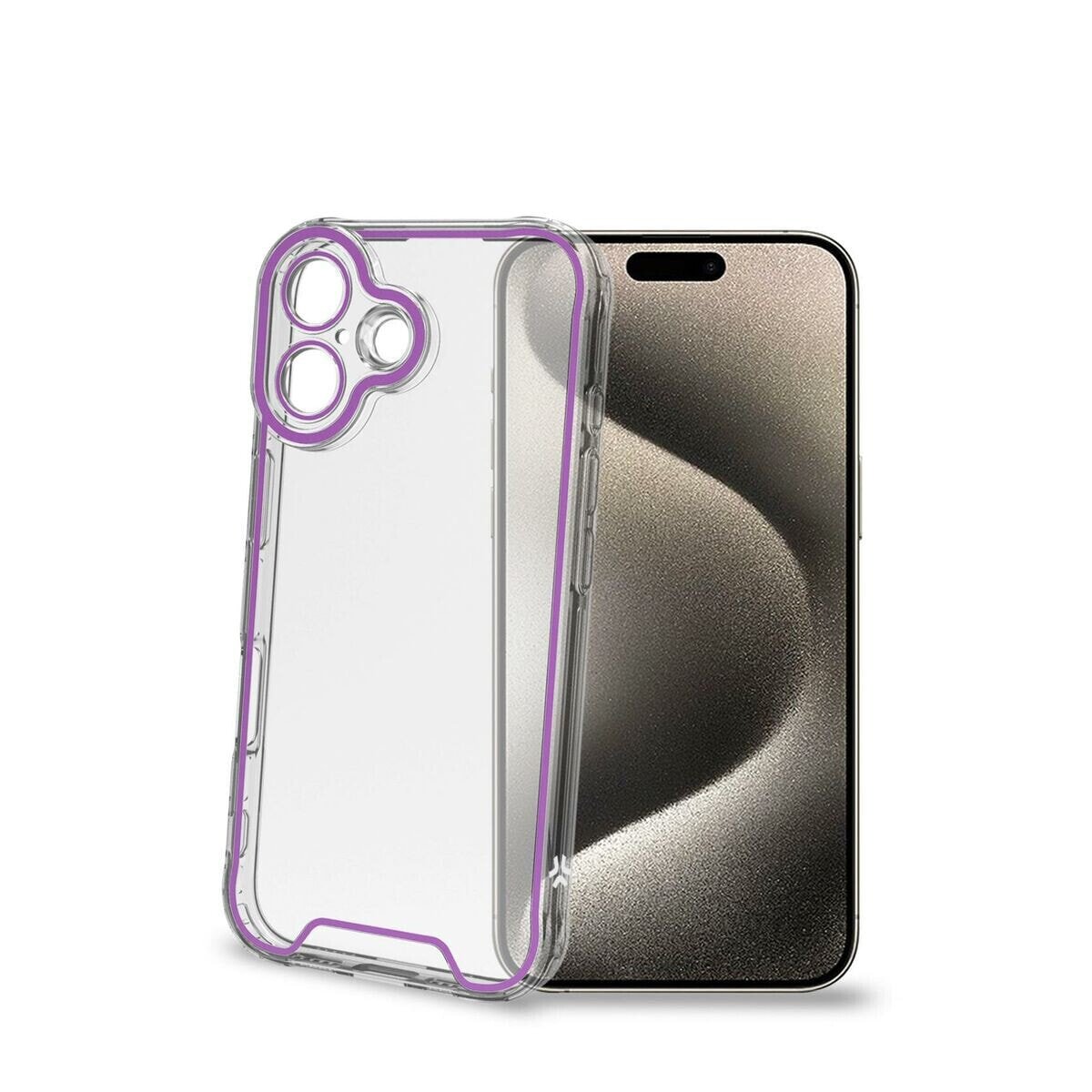 Mobile cover Celly IPHONE 16 Transparent